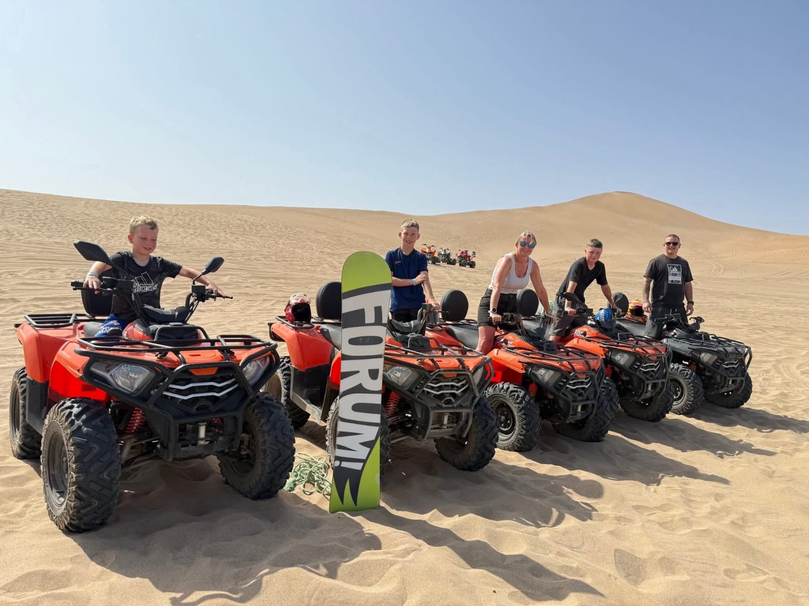 Quad Ride and Sandboard in Agadir Sand Dunes
