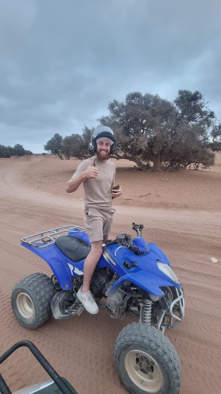 Quad Biking au Coucher du Soleil dans le Désert d'Agadir - Quad dans les dunes