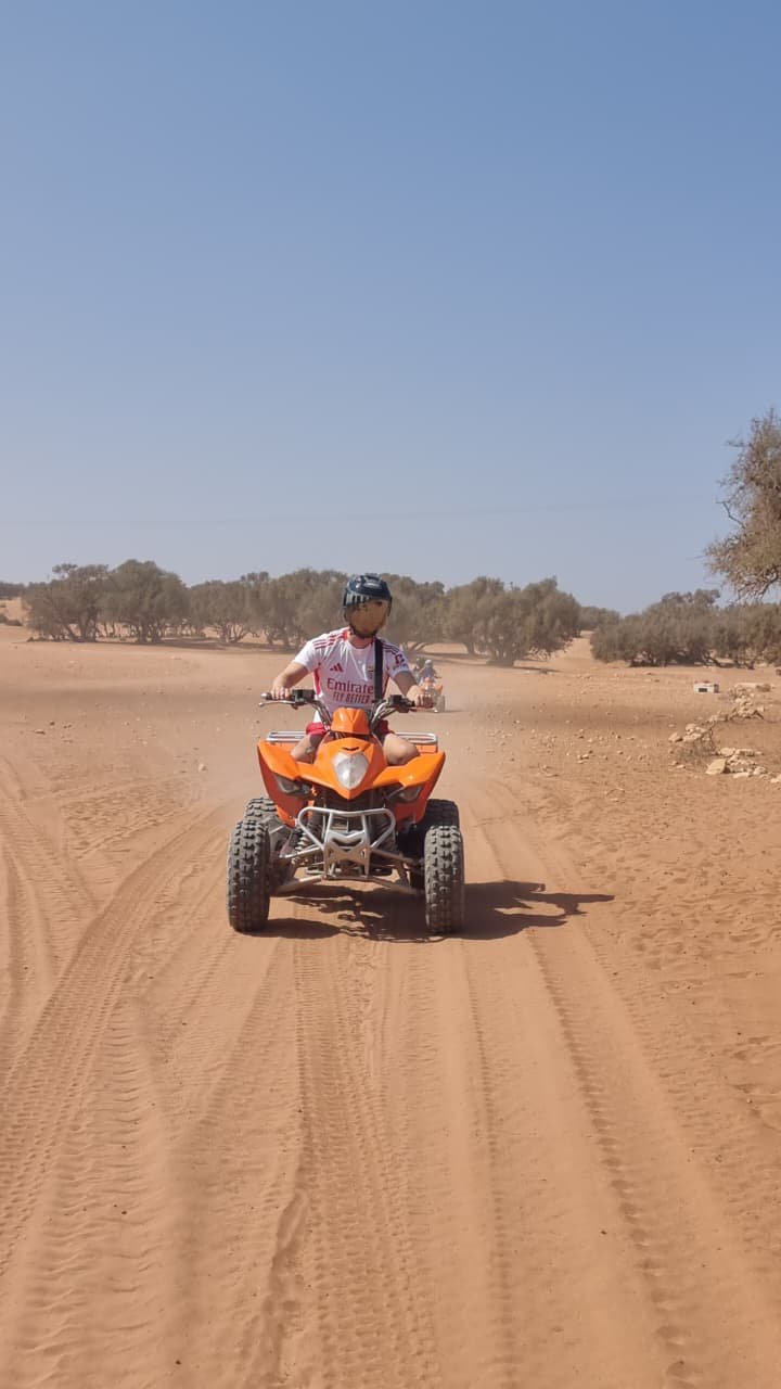 Quad Biking au Coucher du Soleil dans le Désert d'Agadir - Dunes dorées